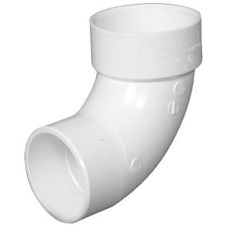 Charlotte Pipe And Foundry Charlotte Pipe Schedule 40 2 in. Hub X 2 in. D Spigot PVC 90 Degree Street Elbow 1 pk PVC003021000